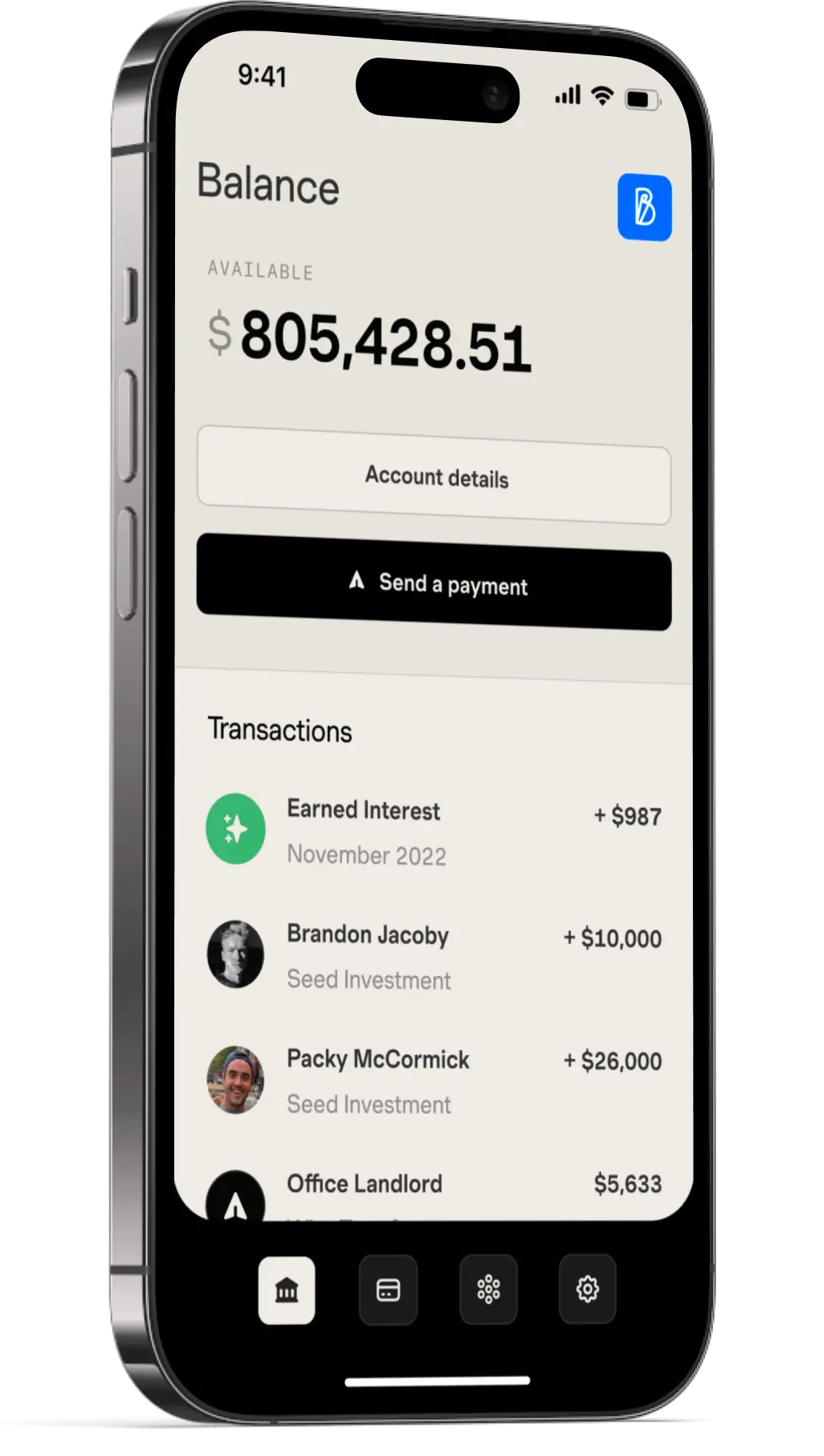 iPhone con la aplicación MOBIHUB lite